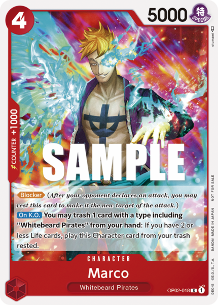 OP02-018 Marco Promotion Pack 2023